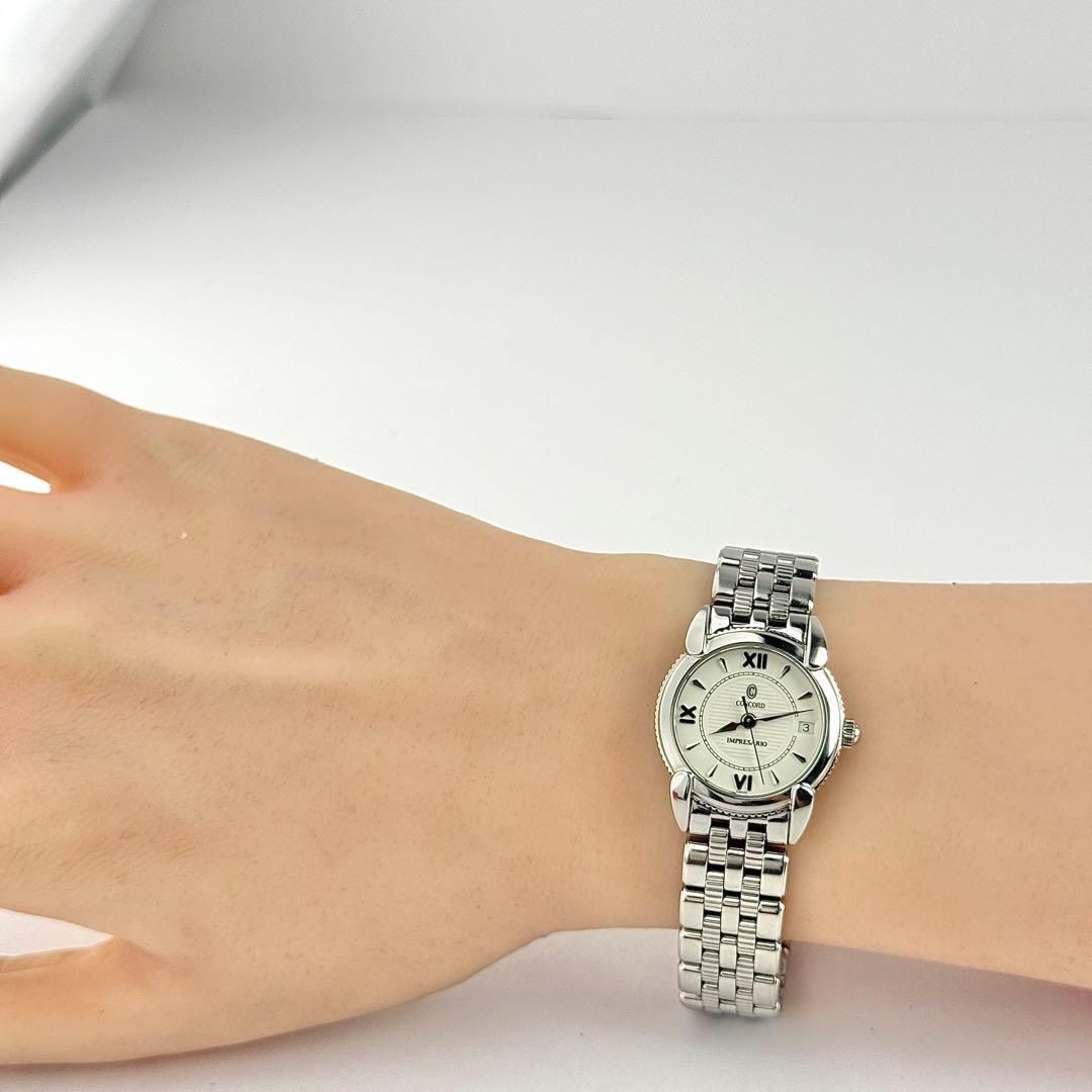 コンコルド インプレサリオ ラウンド 電池 レディース 腕時計 053