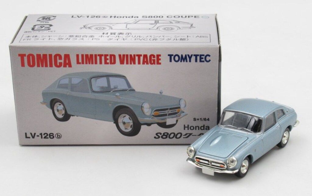 トミーテック TOMICA LIMITED VINTAGE Honda S800 クーペ (水色) LV