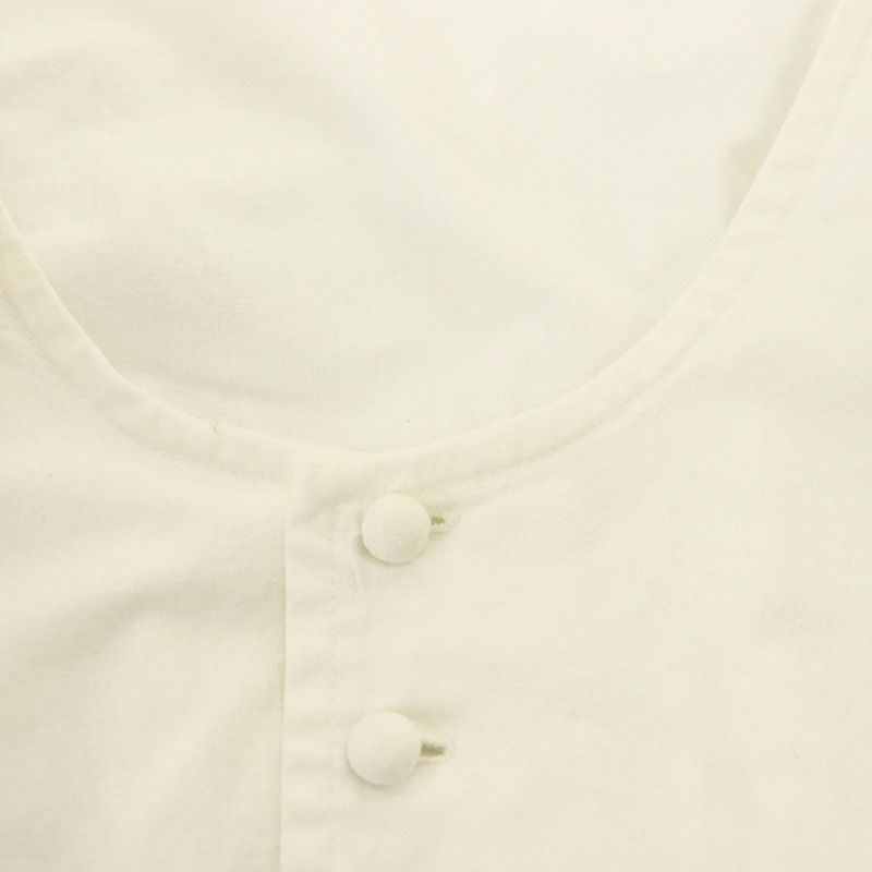 マリオンヴィンテージ MALION vintage 2WAY ブラウス F 白 ホワイト /SS ■OS レディース マリオンヴィンテージ MALION vintage 2WAY ブラウス F 白