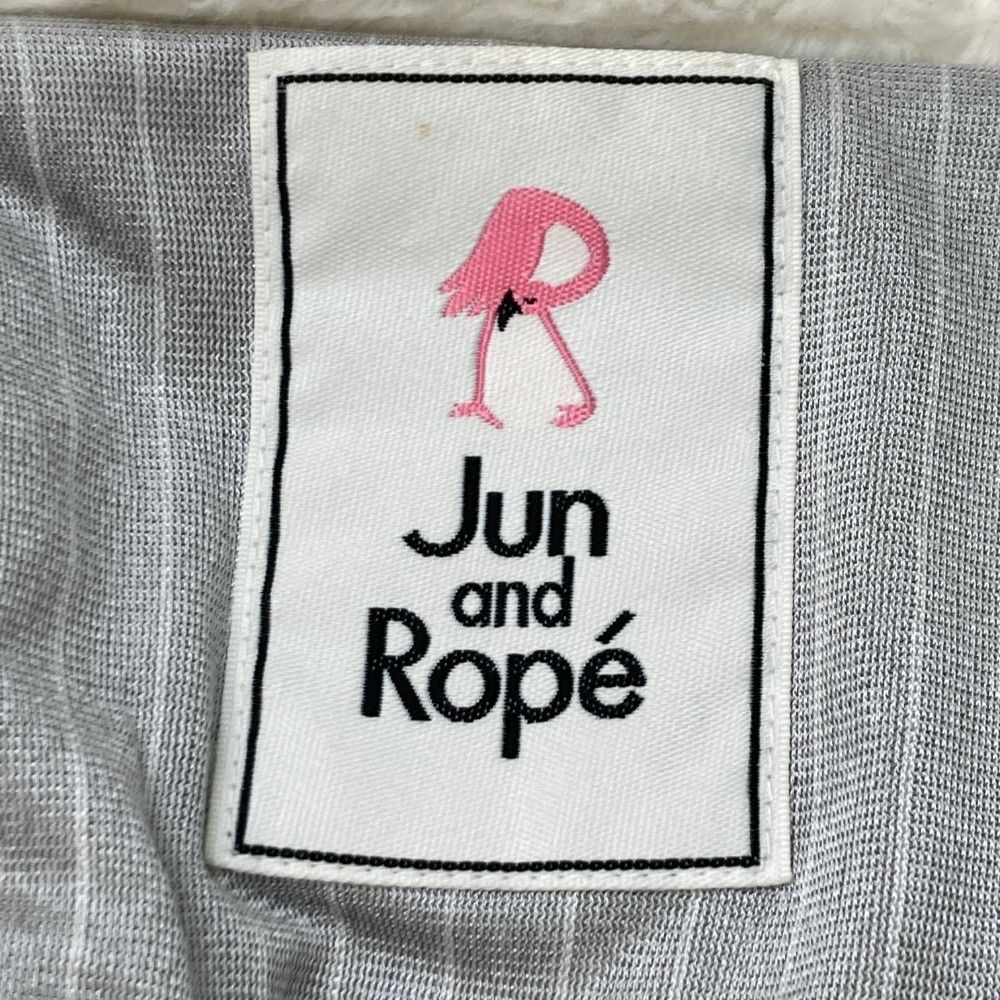 サイズ：M JUN&ROPE ジュン アンド ロペ  中綿 蓄熱 ウール混ニット ベスト 総柄 ホワイト系 [240101223770] ゴルフウェア レディース ストスト