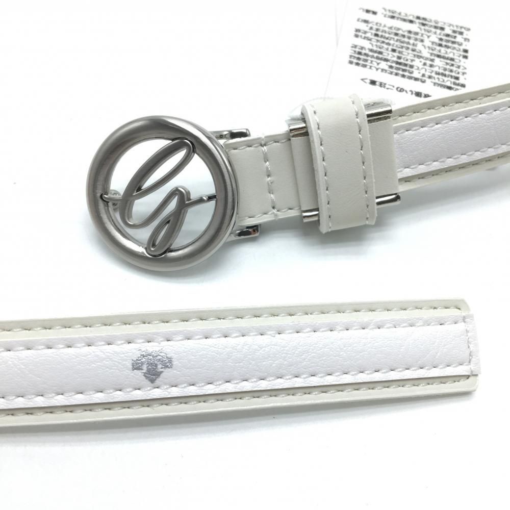 DESCENTE ホワイト ゴルフ ベルト 110センチ ベルト | デサントゴルフ