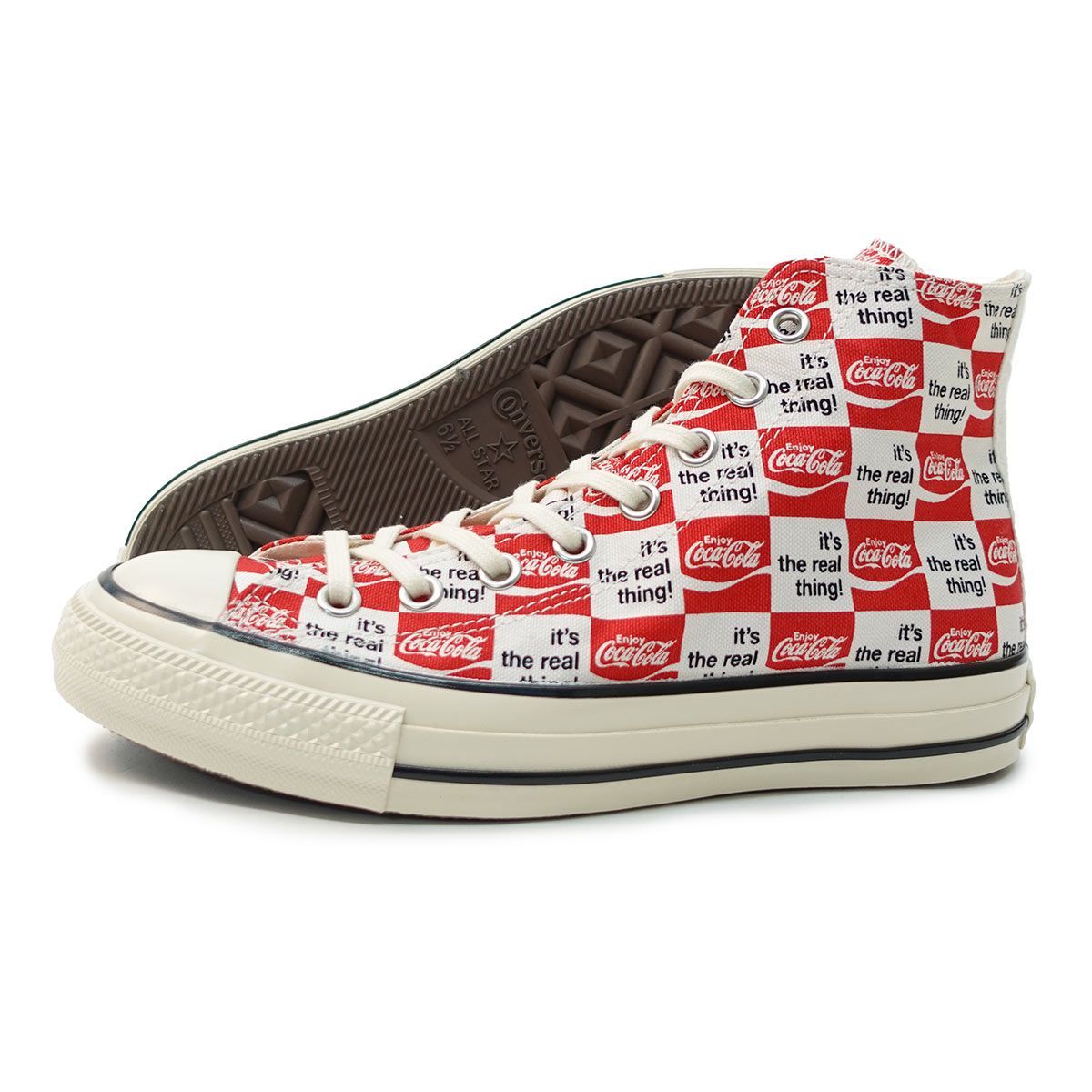 【新品】コンバース CONVERSE スニーカー ハイカット メンズ レディース オールスター US コカ・コーラ CK HI レッド/ホワイト ALL STAR US Coca-Cola CK HI