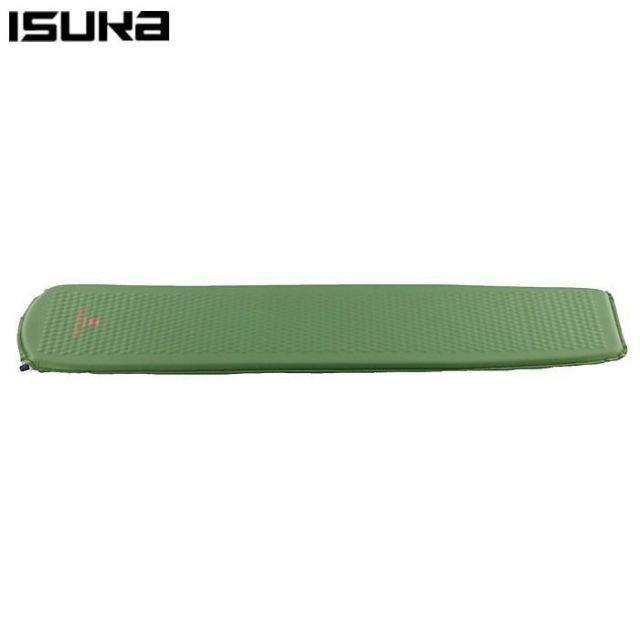 ISUKA イスカ コンフィライトマットレス180 グリーン 全身用 | 203802 インフレータブルマット