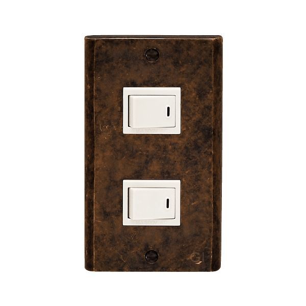 【新品・7営業日以内発送】ゴーリキアイランド 790052 真鍮製スイッチプレート フルカラーシリーズ用 PL02 古色 真鍮 スイッチカバー AN【沖縄離島販売不可】
