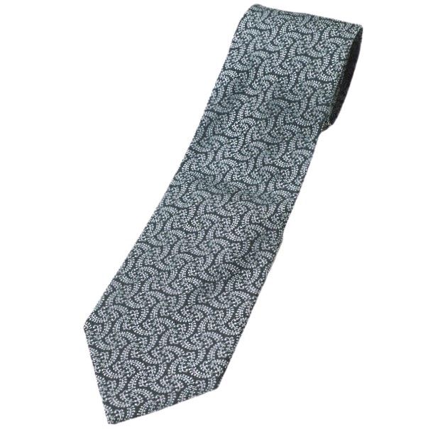 新品未使用 Charvet シャルベ ネクタイ ネイビー ペイズリー シルク CHARVET シャルベ フランス製 ペイズリー刺繍シルクネクタイ
