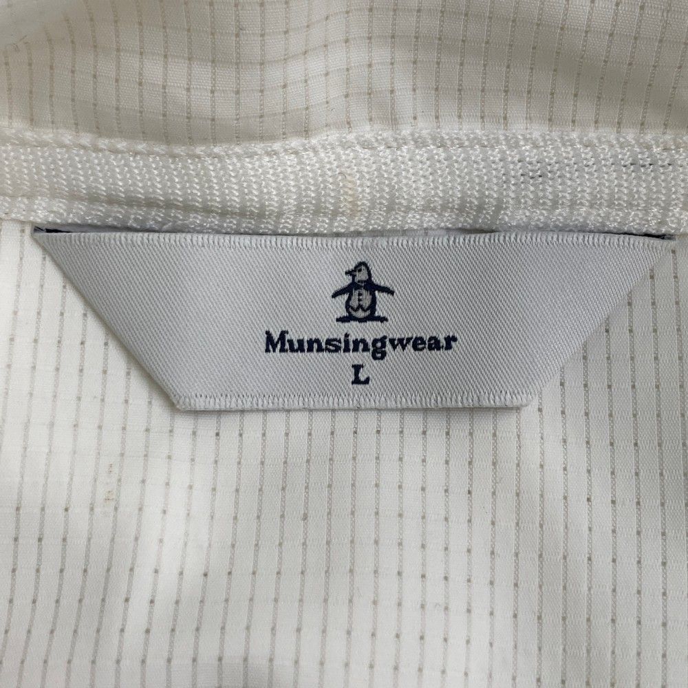 サイズ：L MUNSING WEAR マンシングウェア  2WAYメッシュベスト  ホワイト系 [240101438024] ゴルフウェア レディース ストスト サイズ：L MUNSING WEAR マンシングウェア 2WAYメッシュベスト