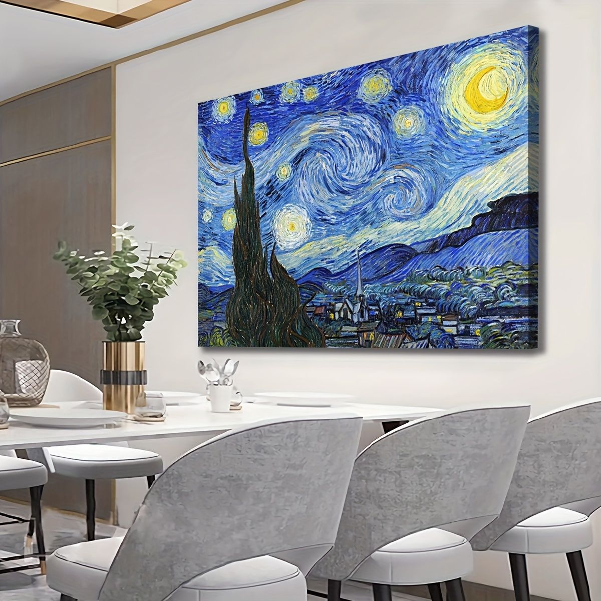 ヴィンセント・ヴァン・ゴッホ 星の夜 抽象画 キャンバスアート