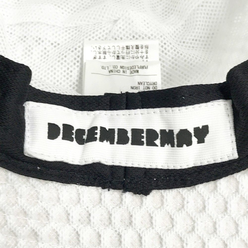 DECEMBERMAY ディセンバーメイ メッシュハット ホワイト系 FREE