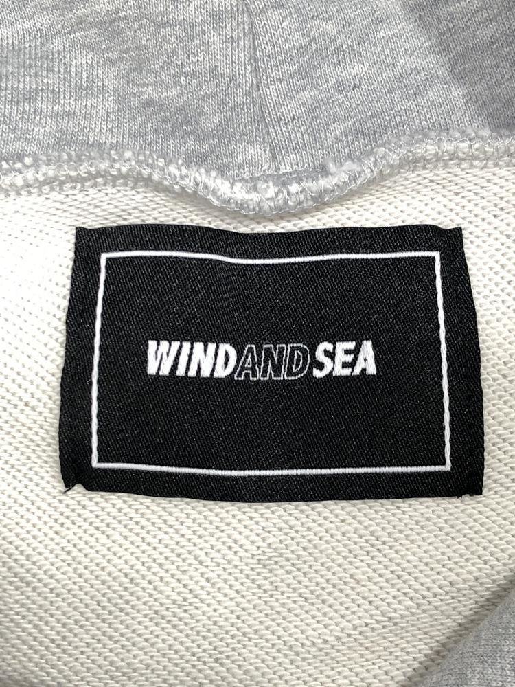 中古】WIND AND SEA リフレクターロゴパーカー グレー sizeM WDS 中古】WIND AND SEA リフレクターロゴパーカー グレー sizeM WDS