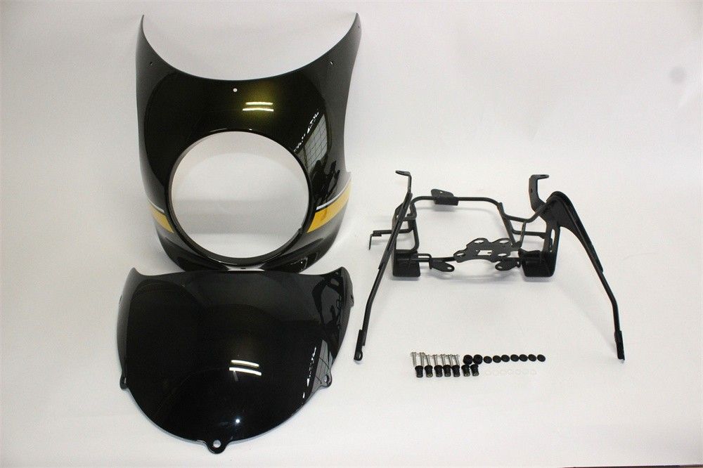z900rs カウル ビキニカウル ＆ スクリーン ＆ ステー セット C イエロータイガー＆スモーク
