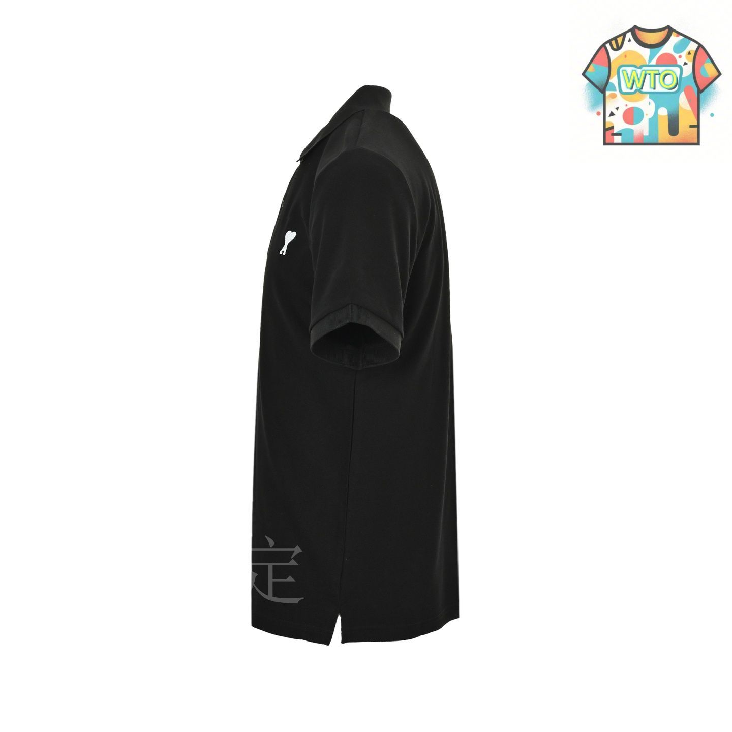 ami 黒 ポロシャツ 新品タグ付き ami(アミ) ポロTシャツ 黒 (未開封) 新品 - メルカリ