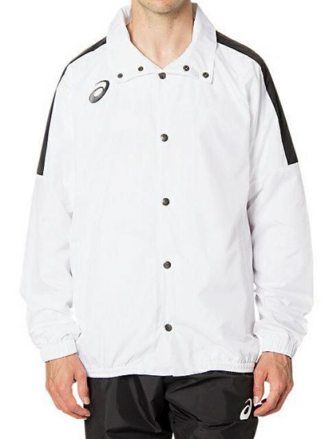 asics アシックス 18 JACKET ブリリアントホワイト 150 2063A188 100 | スポーツ スポーツウェア トップス 上着 ジャンパー ウオームアップ 総裏メッシュ ウエア ユニセックス フィットネス スポーツ