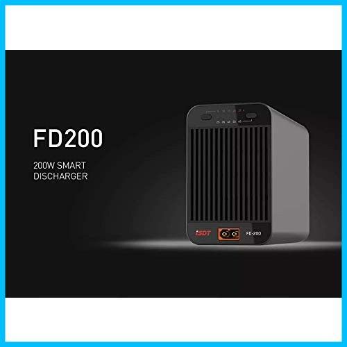 バッテリーディスチャージャー Lipo 200W 25A Lipoバッテリー放電器 ワイヤレスAPPスマートコントロール FD-200 2-8S ISDT RC