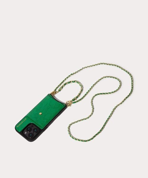 スマホケース BANDOLIER LILY SNAKE GREEN BANDOLET iphone16 シリーズケース