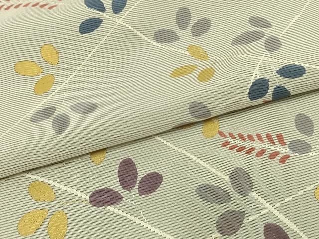 平和屋着物▽訪問着 無双 紗袷 紗×絽 萩文 正絹 逸品 AAAW7851fy