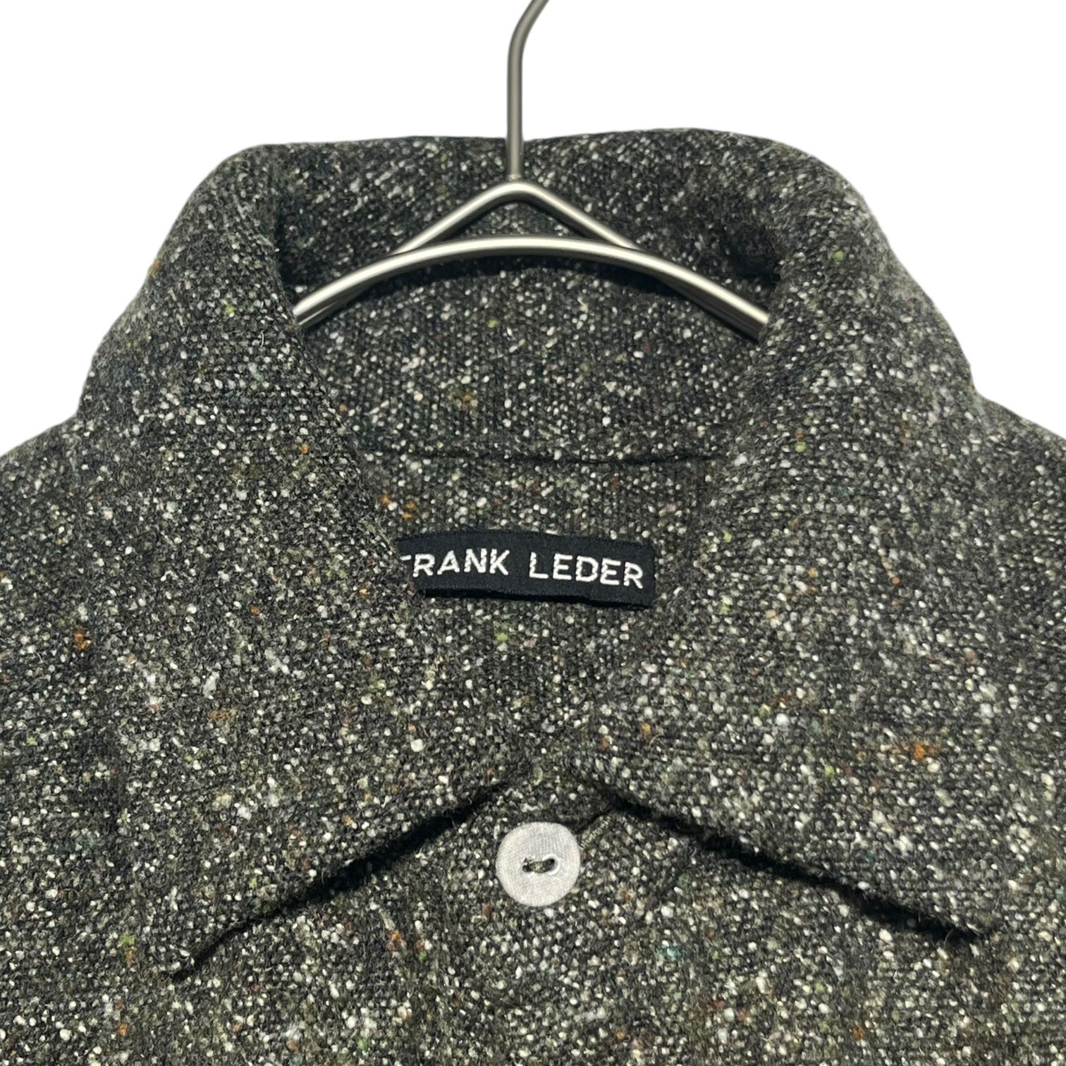 frank leder ウールシャツ 未使用品 FRANK LEDER(フランクリーダー) mixed wool shirt ミックス