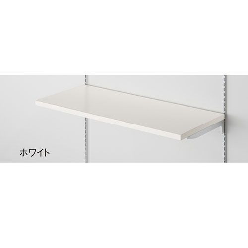 メラミン木棚セット W120cmタイプ D35cm ホワイト  61-777-43-2 