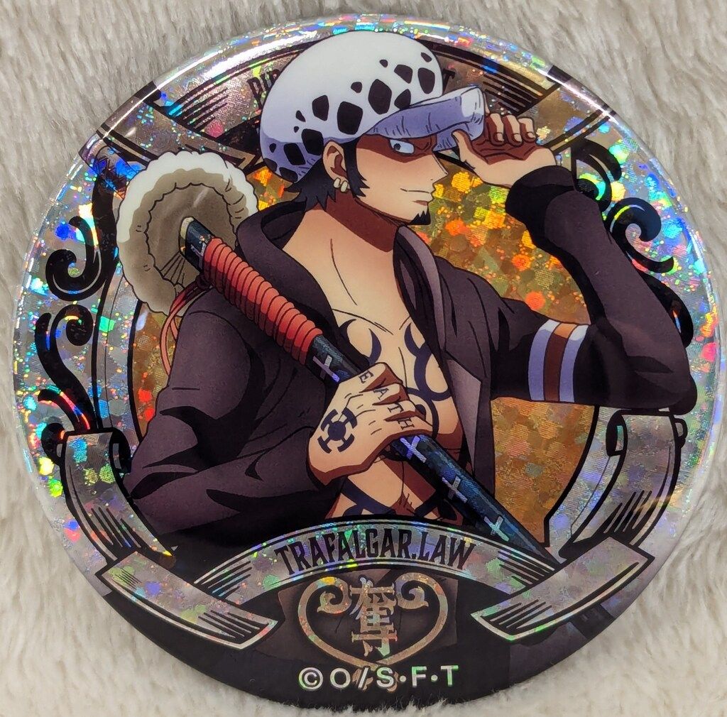 ブルジュラ 輩缶バッジ 第21弾 SHINE ONE PIECE トラファルガー