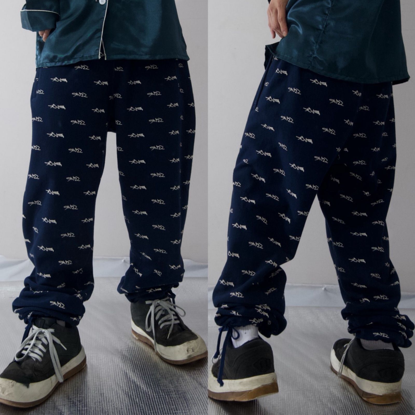 SSUR Fuck Full Patterns Easy Sweat Pants サー ファック 総柄 
