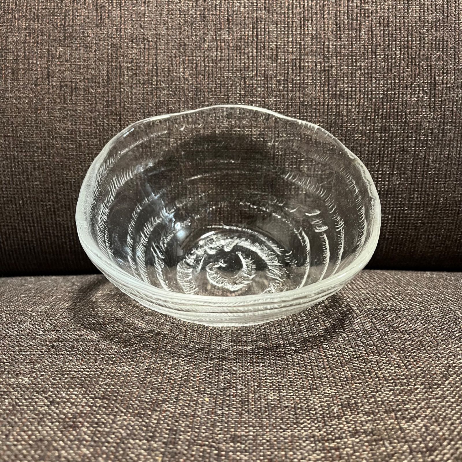 渦巻きガラスのボウル 食器 クリア - メルカリ