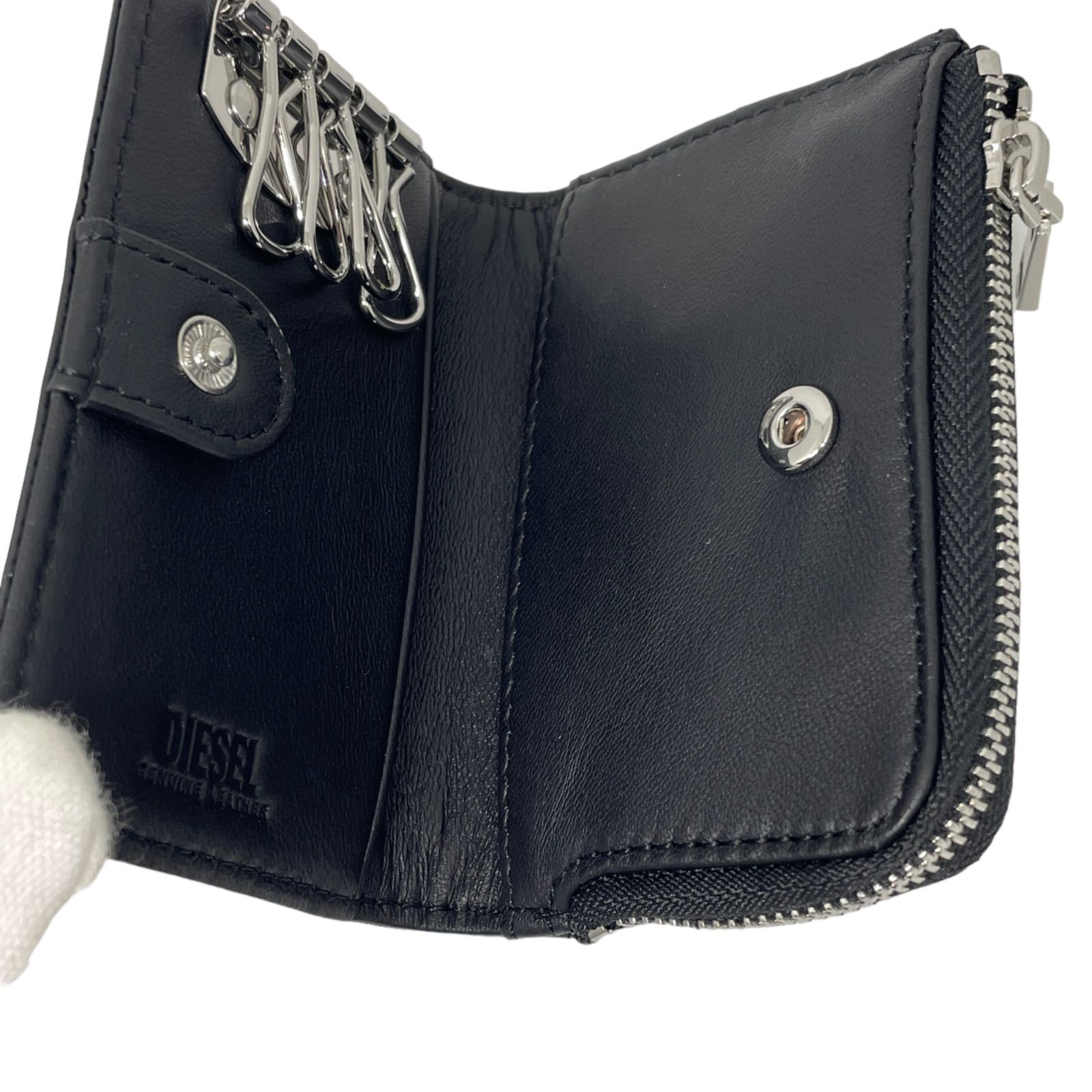 新品未使用】ディーゼル キーケース X08194 PS679 T8013 BLACK DIESEL
