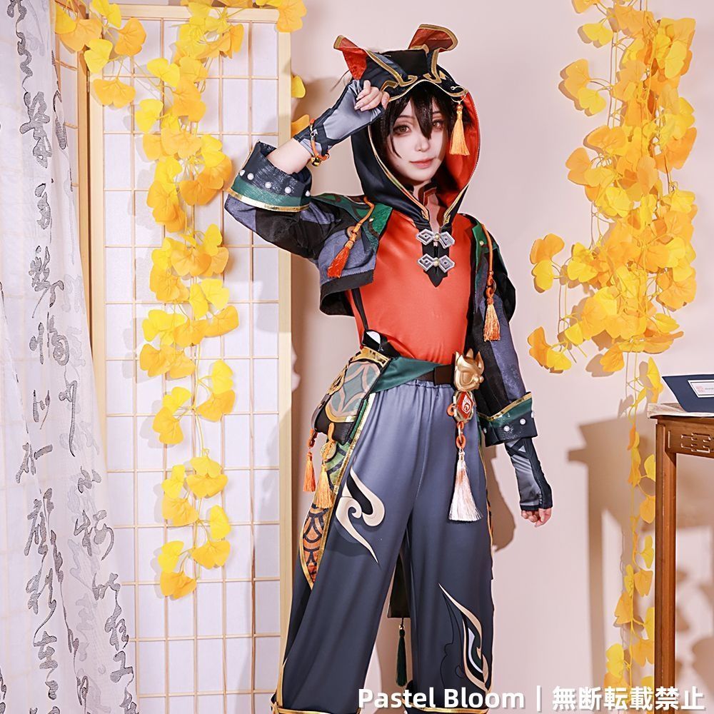 25年 原神 げんしん 嘉明 ガミンコスプレ衣装 豪華版 フルセット コスプレ衣装 アクセサリー ウィッグ付き-靴付き 全セット コスチューム 演出服 舞台装 クリスマス 学園祭 プレゼント 化祭 ハロウイーン パーティー 変装