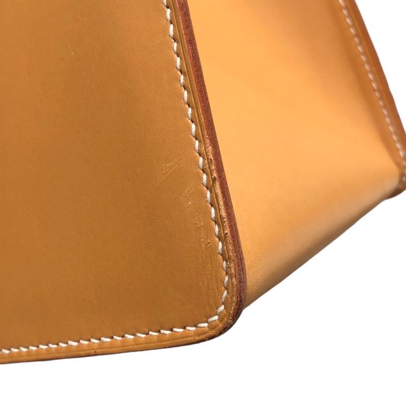 エルメス HERMES ホワイトバスGM □D刻 ナチュラル ヴァッシュ  