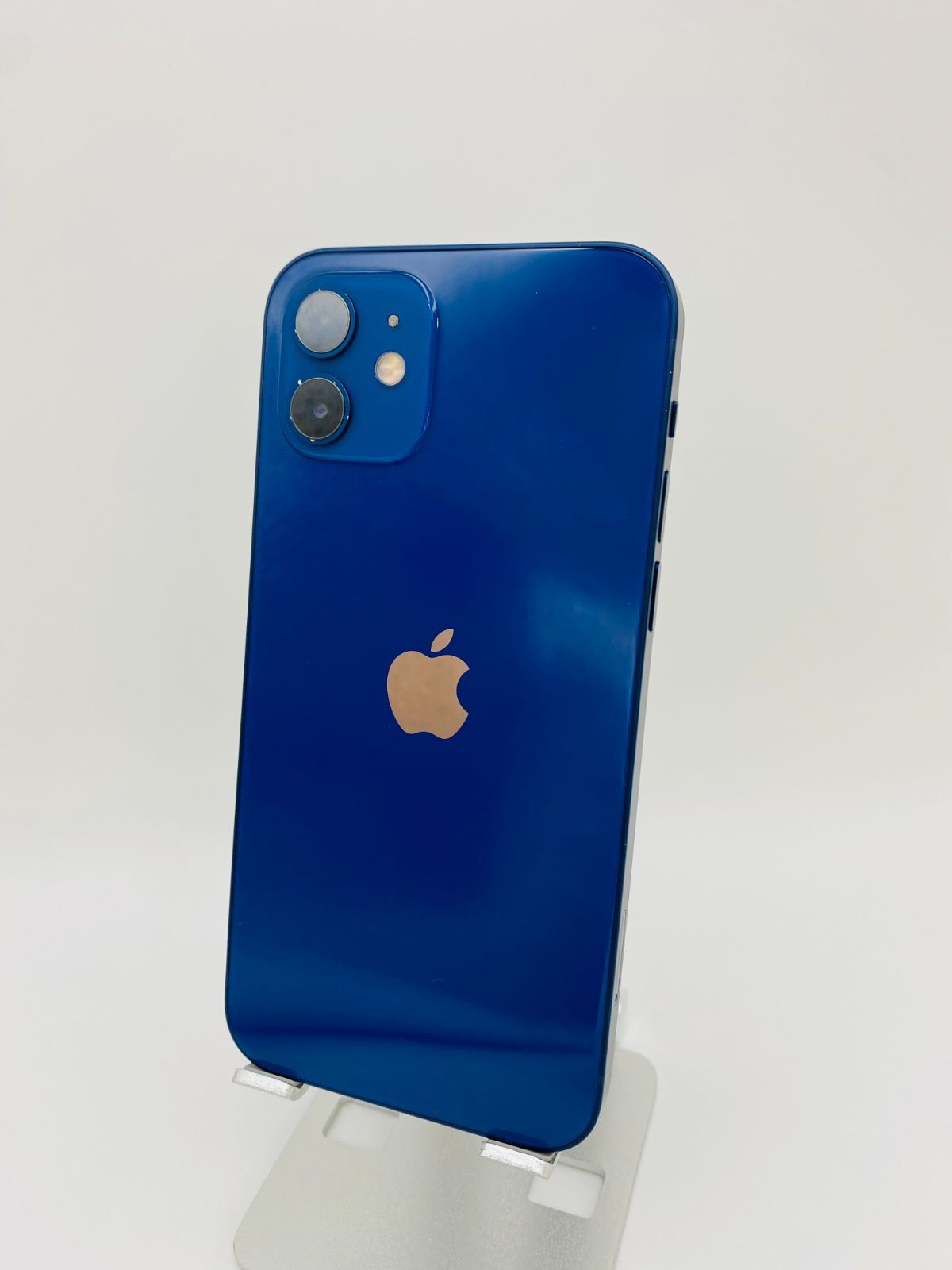 iPhone12 64GB ブルー/シムフリー/純正バッテリー100%/極薄ケース
