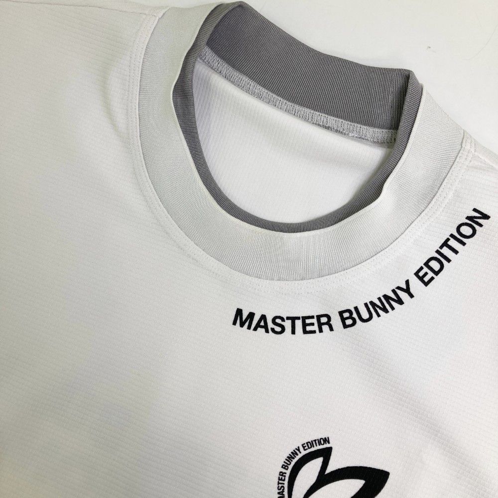 サイズ：5 MASTER BUNNY EDITION マスターバニーエディション 2024年モデル 半袖Tシャツ  ホワイト系 [240101432979] ゴルフウェア メンズ ストスト サイズ：5 MASTER BUNNY EDITION マスターバニーエディション