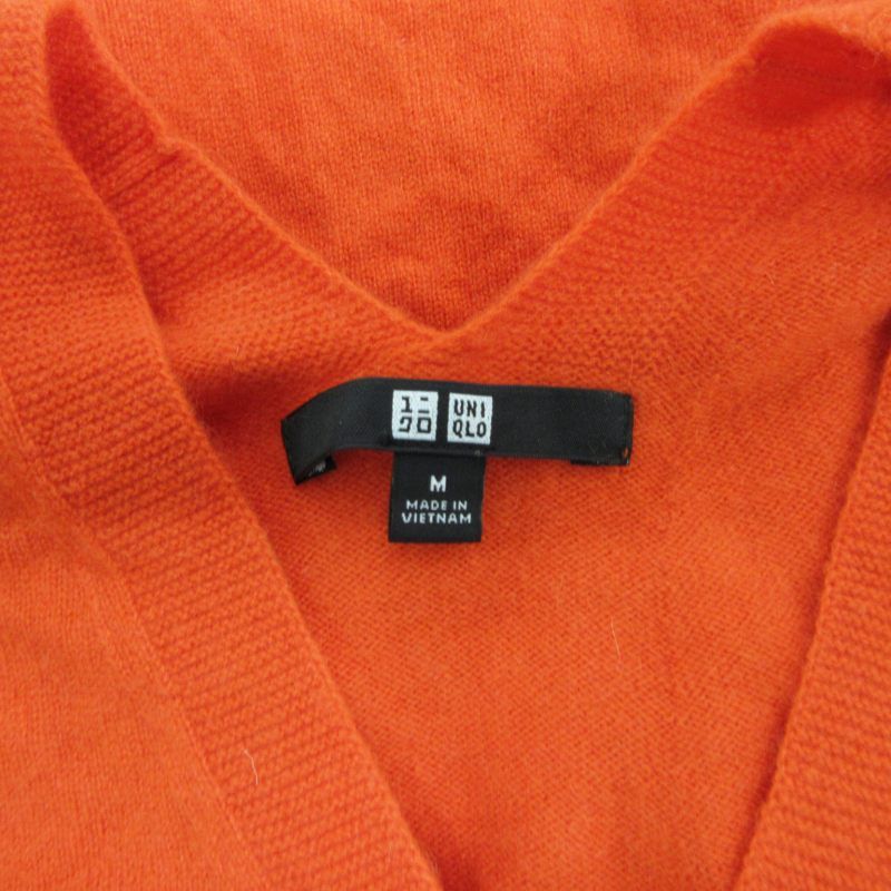 ユニクロ UNIQLO 3DカシミヤVネックコクーンセーター ニット 長袖