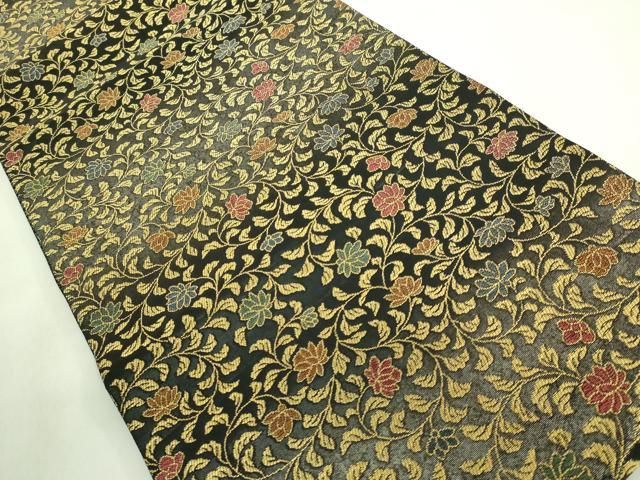 平和屋着物 上 紋屋井関 御寮織 六通柄袋帯 花唐草 金糸 DZAA8574kh5