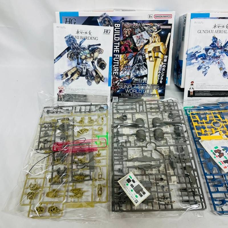 CD欠品 未組立 HG 1/144 ガンダム 水星の魔女 6個 まとめ セット
