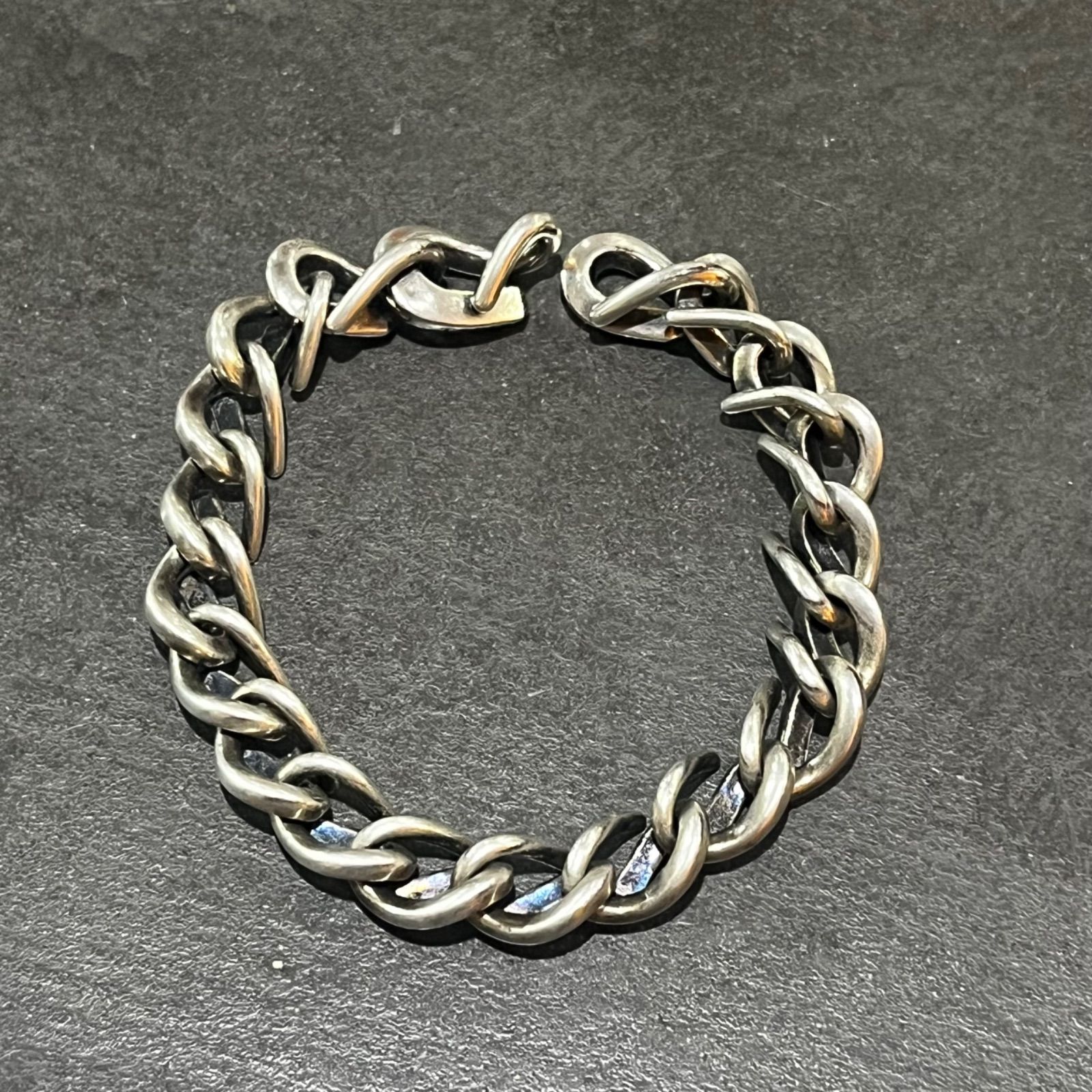 Tiffany & Co. フォージ　リンク　ブレスレット　ラージ　いぶし仕上げ ティファニー フォージ リンク ブレスレット いぶし仕上げ
