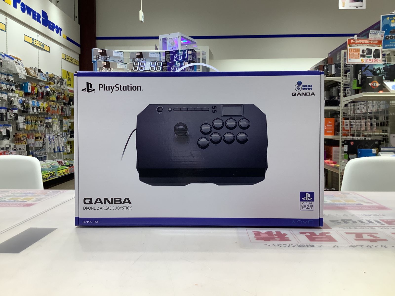 【中古】QANBA DRONE 2 ARCADE JOYSTICK アーケードコントローラー アケコン