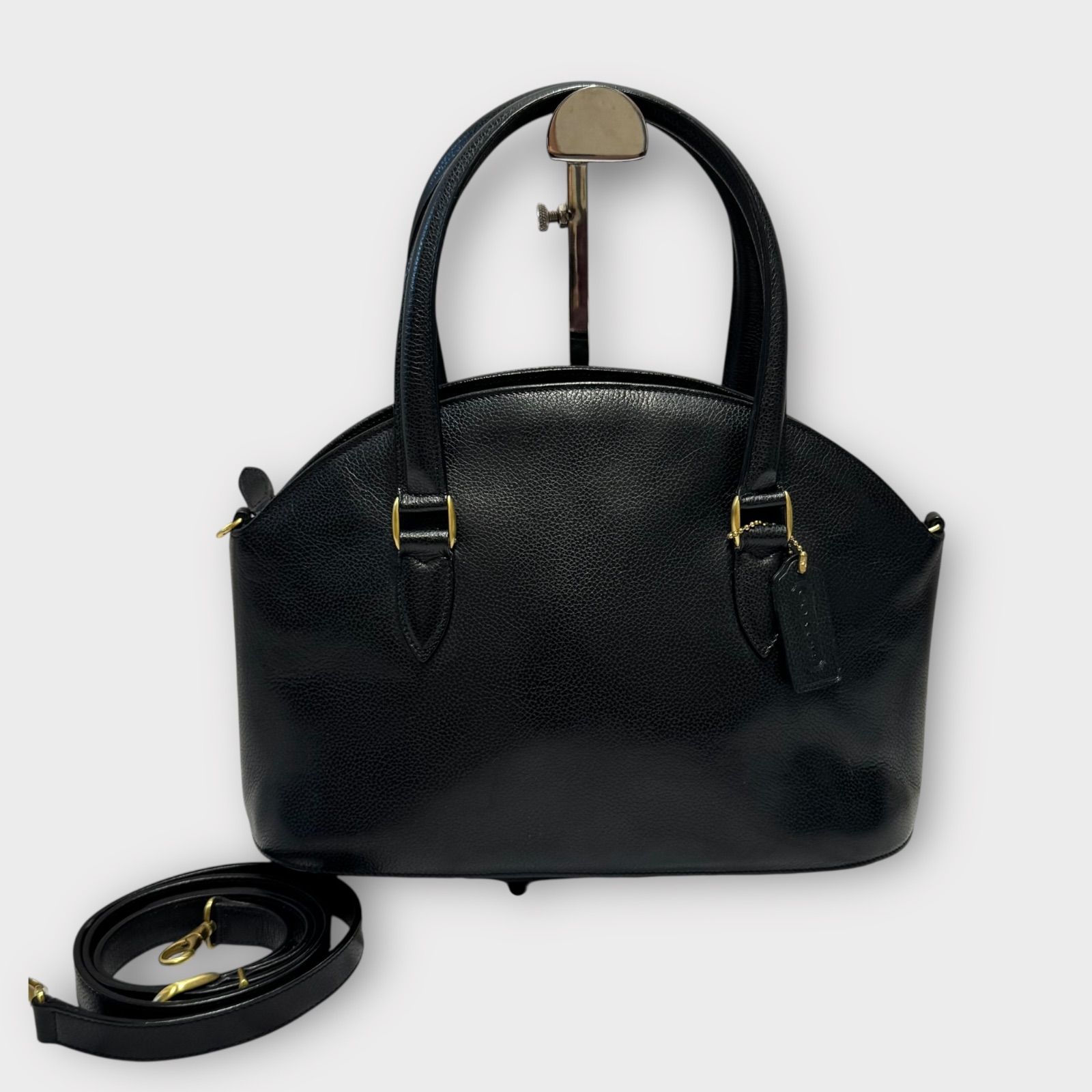 美品！COACH オールドコーチ 2way ショルダーバッグ ハンドバッグ 黒 