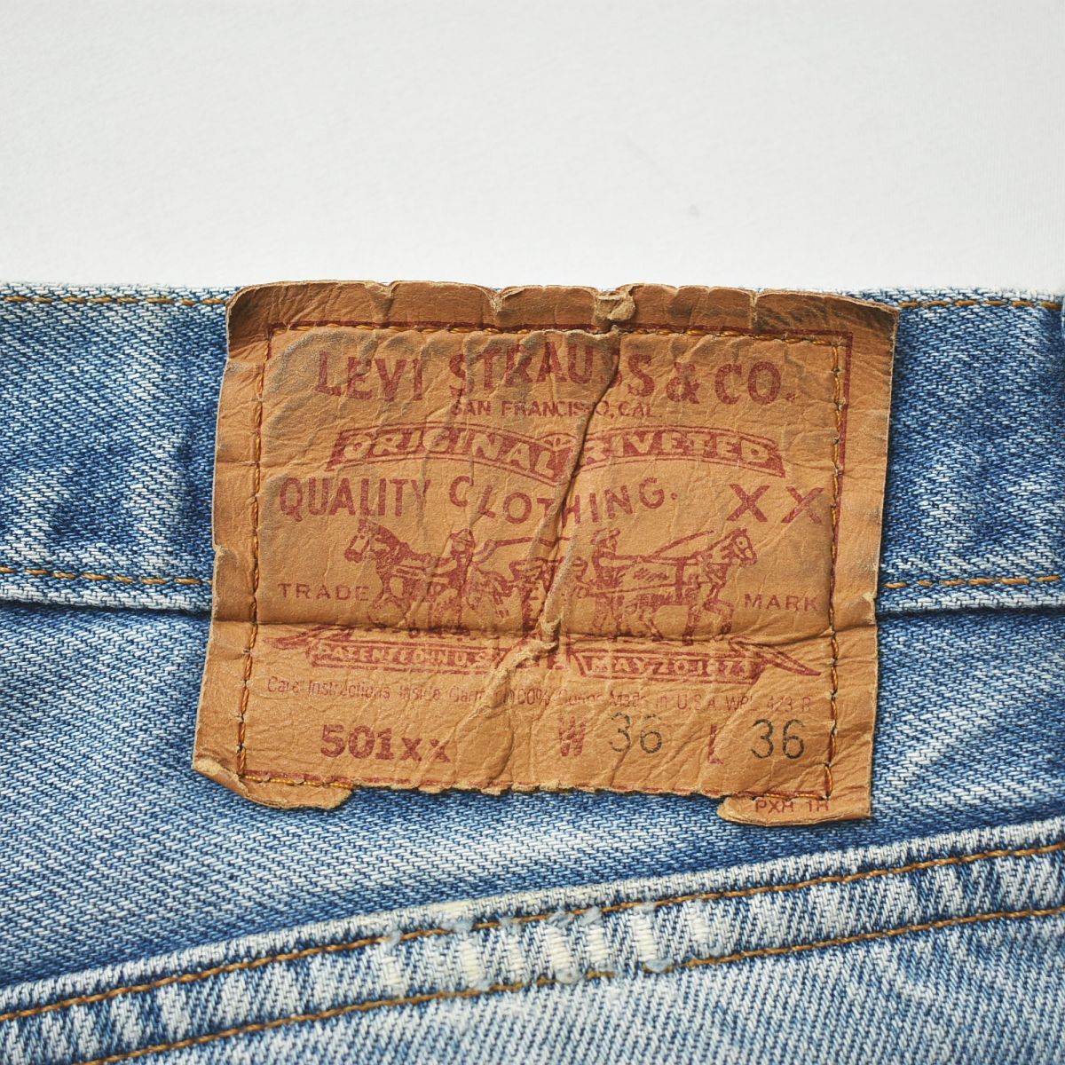米国製90sビンテージリーバイス501XXジーンズW36正規LEVI'Sストレート