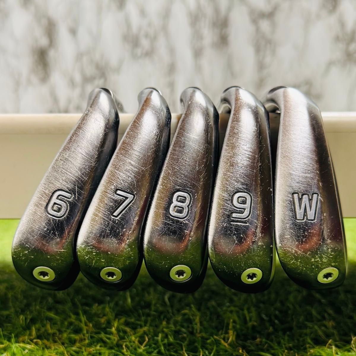 【良品】初心者推奨 ピン G710 緑ドット メンズアイアンセット 5本 S 良品】初心者推奨 ピン G710 緑ドット メンズアイアンセット 5本 S