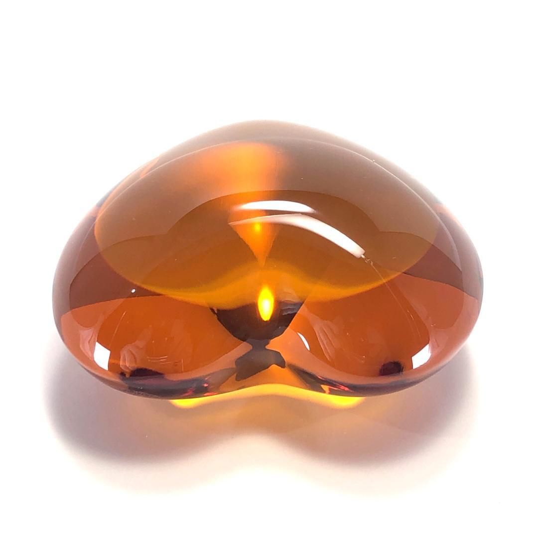 クリスタルグラス オレンジ