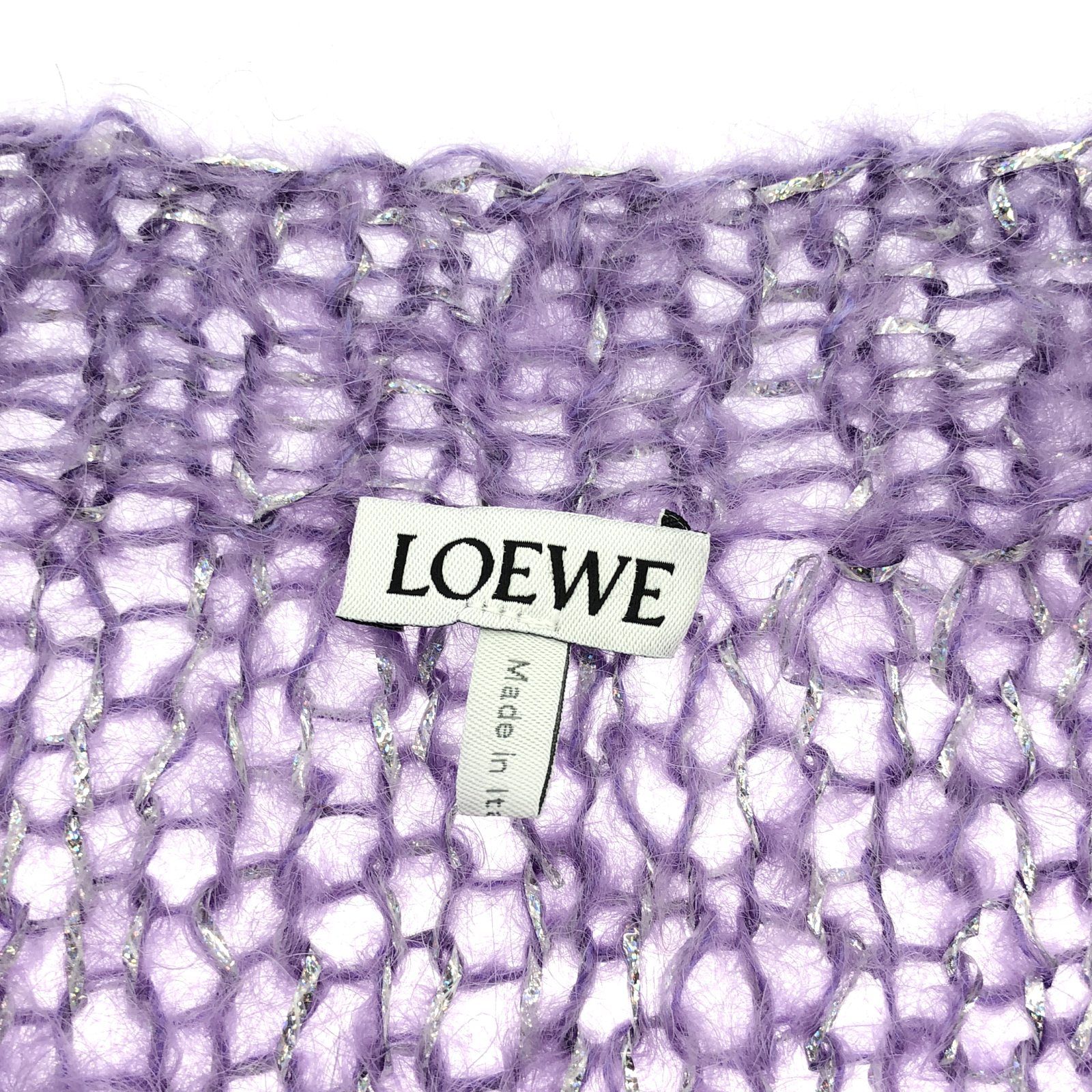 ロエベ LOEWE セーター S359Y14KDS パープル ポリアミド