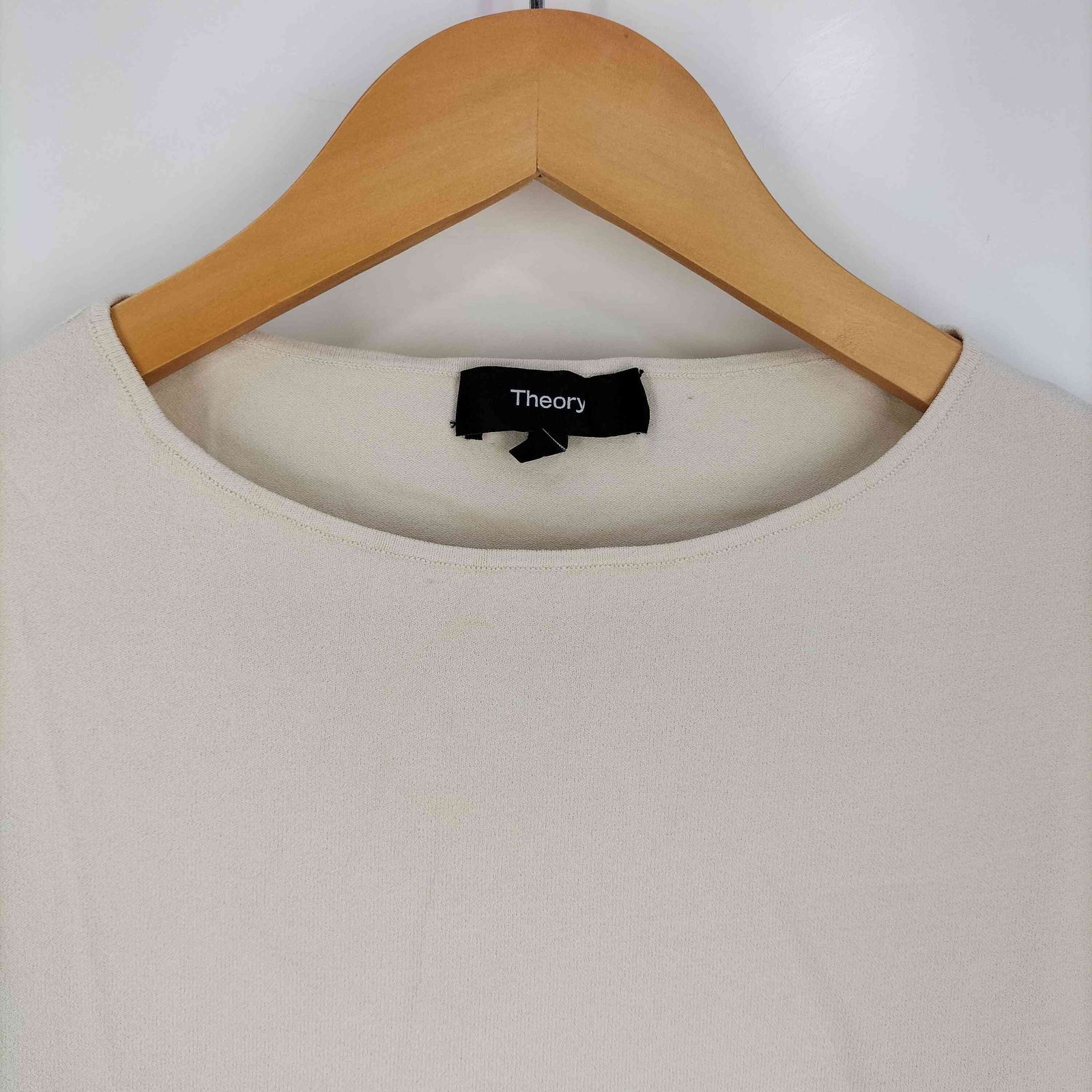 タグ付き24SS Theory Wooster Crepe ボートネックニット タグ付き24SS Theory Wooster Crepe ボートネックニット