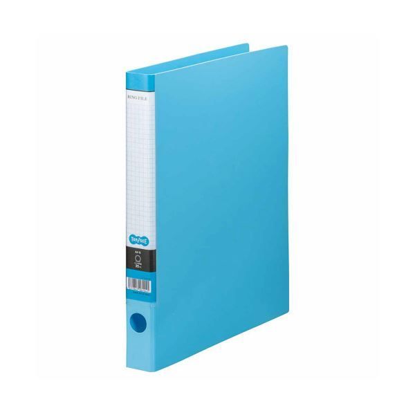 （まとめ）TANOSEE リングファイル（再生PP表紙）A4タテ 2穴 200枚収容 背幅30mm インディゴブルー 1セット（10冊）【×5 まとめ） TANOSEE Dリングファイル（再生PP表紙） A4タテ 2穴 300枚