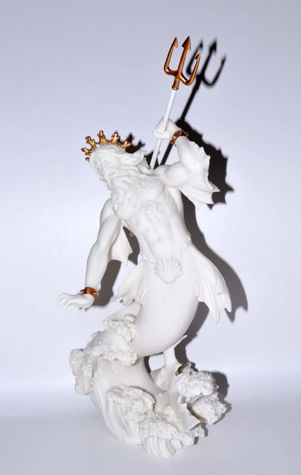 西洋彫刻 ポセイドン（ネプチューン）ギリシャ神話 ローマ時代 大理石