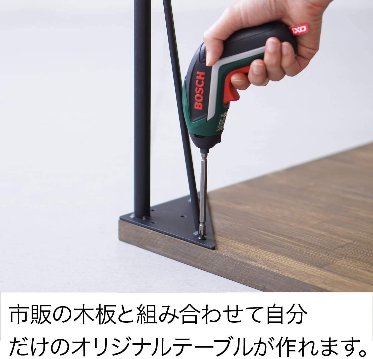 人気商品】アイアン ダイニングテーブル 脚 DIY テーブルキッツ脚 テーブル脚 スチールテーブル脚 コーヒーテーブル 鉄脚 4本セット ブラック  mylystar 天板なし - メルカリ