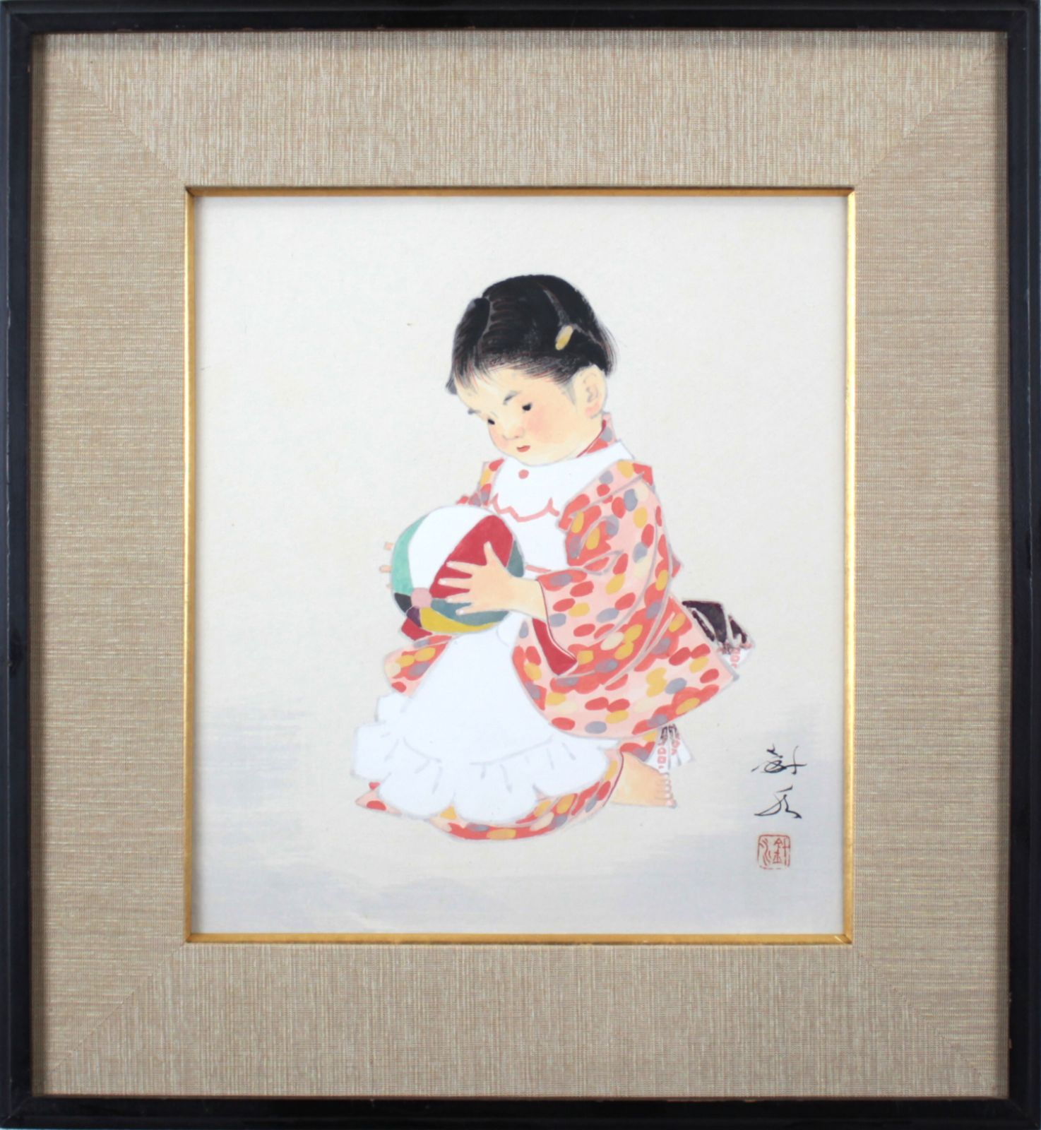 田中針水『紙風船』日本画【真作保証】 絵画 - メルカリ 田中針水『紙風船』日本画【真作保証】 絵画 - メルカリ
