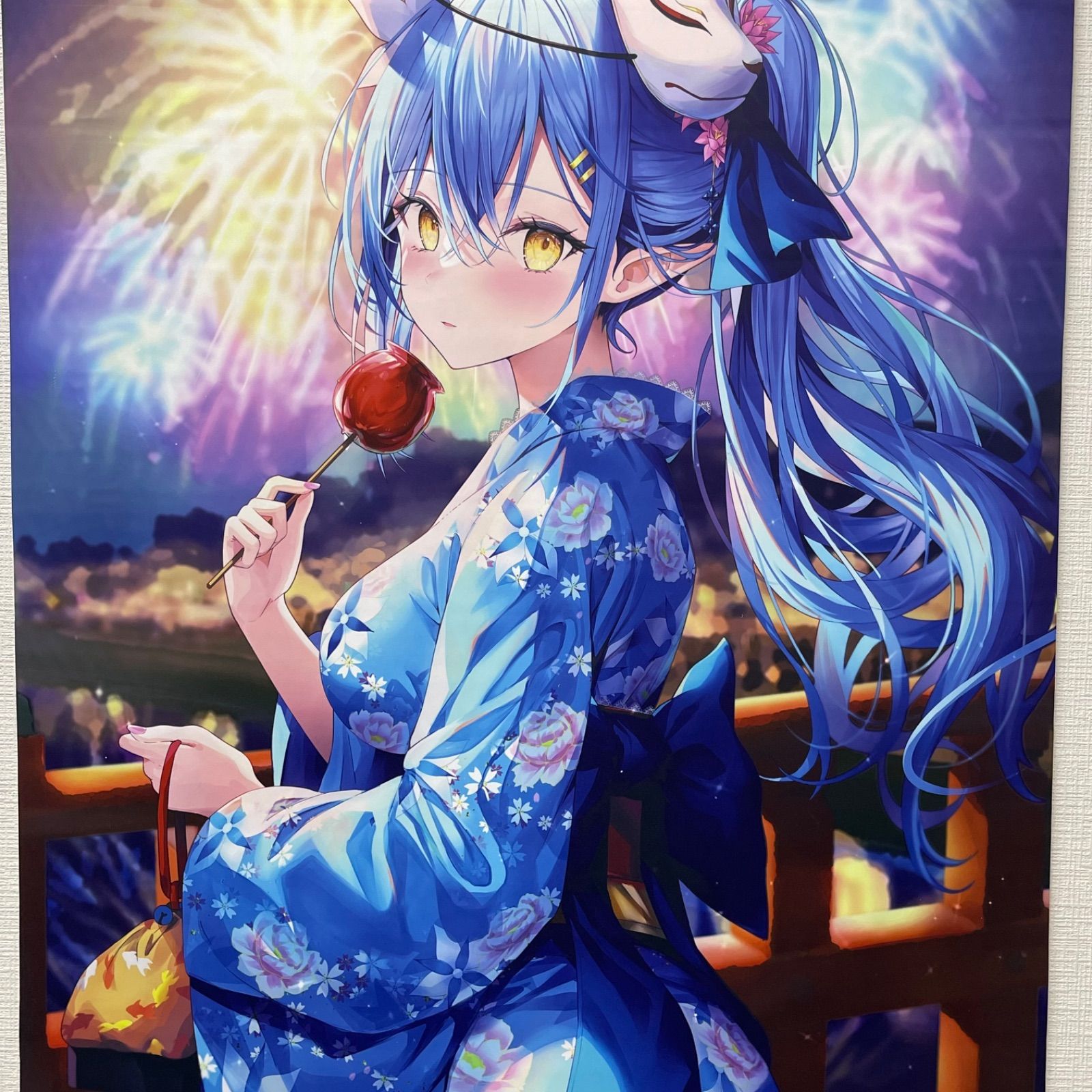 NPA】hololive ホロライブ 雪花ラミィ 浴衣 B1タペストリー リンユウ