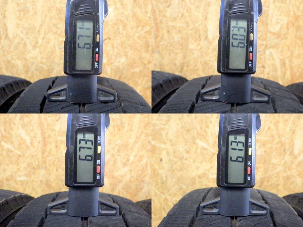 SP535 送料無料●2025年製造 約7部山●BS BLIZZAK VRX3●155|65R14●4本