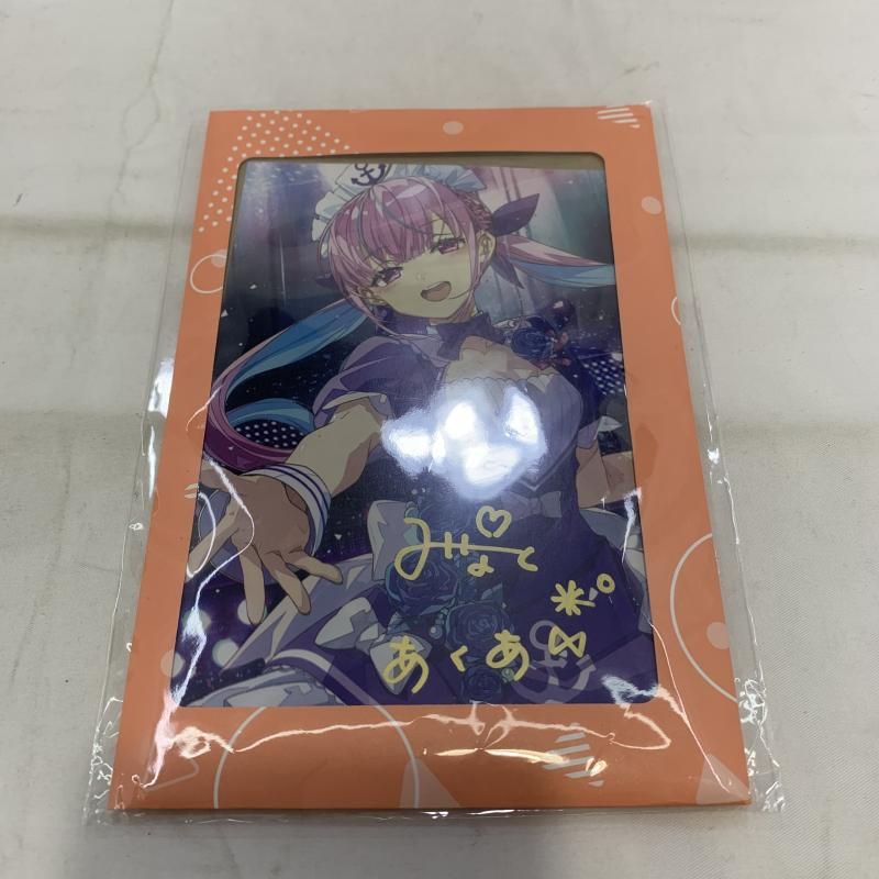 新品未開封】湊あくあ 活動6周年記念 直筆サイン入りポストカード