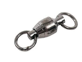 (3 NS-Black) - Spro Ball Bearing Swivel with 2 Welded Ring-Pack of 3 (NS Black Size 3)