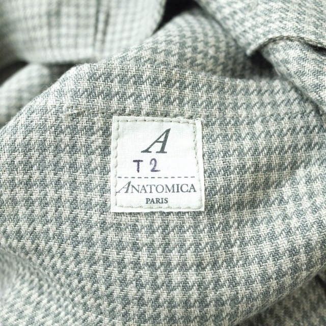 ANATOMICA アナトミカ フランス製 DOLMAN JACKET - LINEN HOUNDSTOOTH