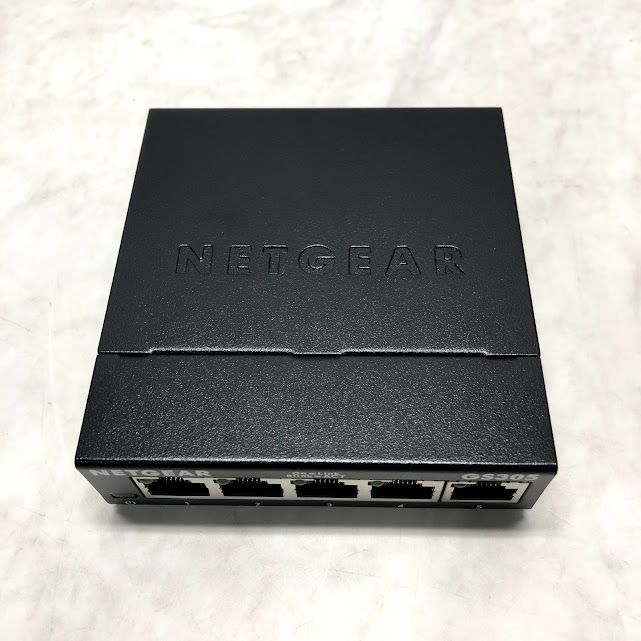 美品】ネットギア NETGEAR スイッチングハブ 5ポート 1G 金属筐体 静音 